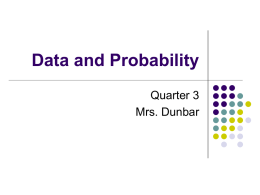 Data and Probability