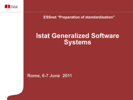 ISTAT generalised tools v2