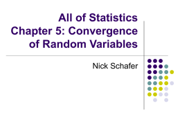 of Statistics Chapter 5