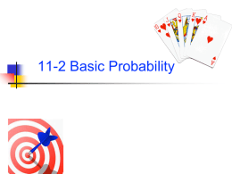 11-2 Basic Probability
