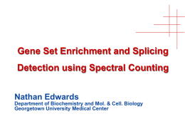 Gene Set Enrichment and Splicing Detecting using