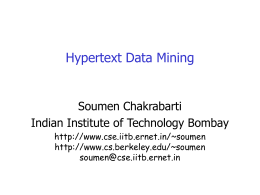 Data Mining for Hypertext
