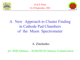A New Approach to Cluster Finding and Hit Reconstruction