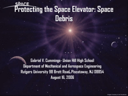 Protecting the Space Elevator: Space Debris