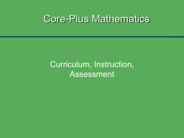 Core-Plus Mathematics