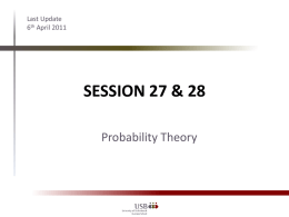 probability of an event - hedge fund analysis