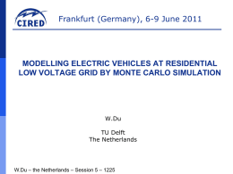 Modelling Electric Vehicles at Residential Low Voltage Grid by