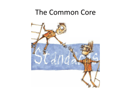 Common Core State Mathematics Standards