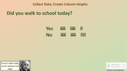 Collect Data, Create Column Graphs