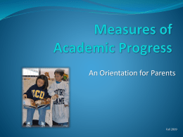 Measures of Academic Progress