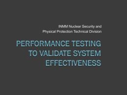 NSPP Performance Testing Tutorial