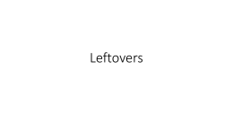 Leftoversx