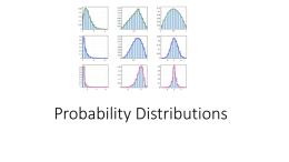 Probability Distributions - Sys