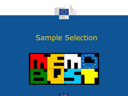06 Memobust course Sample Selectionx