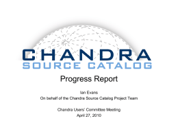 CSC Release 1.0 - Chandra X