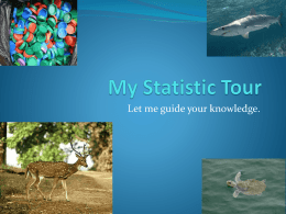 Statistical Data Safari