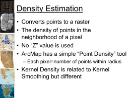 Kernel Density Analysis