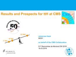 Results and Prospects for ttH at CMS
