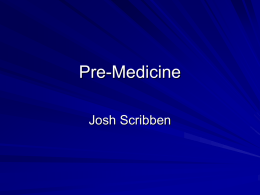 Pre-Medicine - Personal.kent.edu