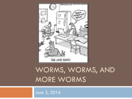WORMS!