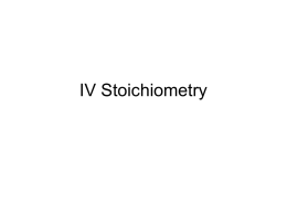 IV Stoichiometry - s3.amazonaws.com