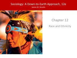 Sociology: A Down-to-Earth Approach, 12e James M