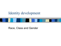 Identity development