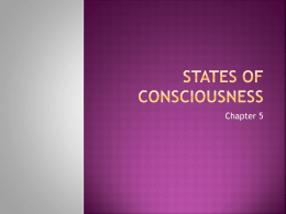 States of consciousness - Doral Academy Preparatory