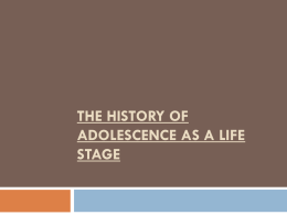 Stages of Adolescence