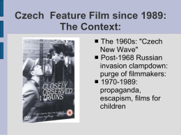 Czech Cinema