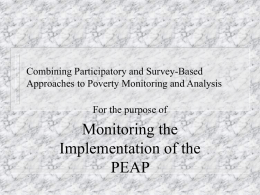 Combining Participatory and Survey-Based Approaches to