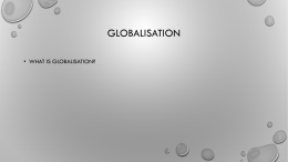 Globalisation - WordPress.com