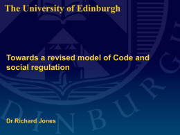 Towards a revised model of Code and social regulation