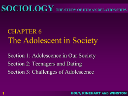 Adolescence - Annapolis High School