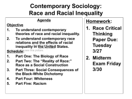 Sociology 2011-2012 - S2