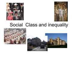 Social Class and inequality