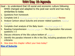 RAHH Day 10 `08 agenda 50s culture changes