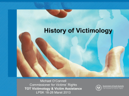 What is Victimology?