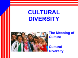 cultural diversity pp - Warren County Public Schools