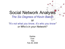 Social Network Analysis - eLearningPSUcertificate2008