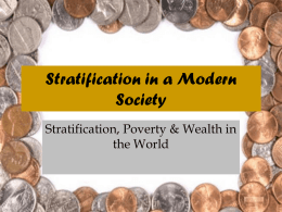 Stratification in a Modern Society PPT