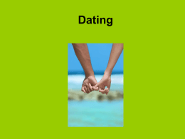 Dating and Marriage - Classroom Websites