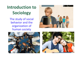 Intro to Sociology - Henry County Schools