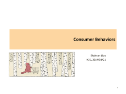 Consumer Behaviors
