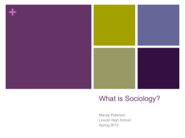 Sociology Unit 1 - Introduction and Culturex-1