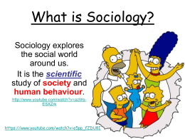 Sociology Intro