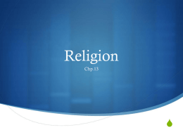 Religion - SYG2000