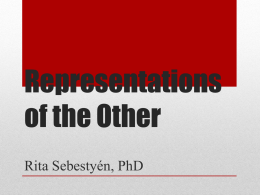 Representations of the Other