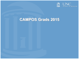 CAMPOS Grads 2014 - UNC School of Medicine