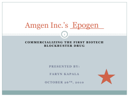 Amgen Inc.*s Epogen